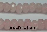 CCN2860 15.5 inches 4*6mm faceted rondelle candy jade beads