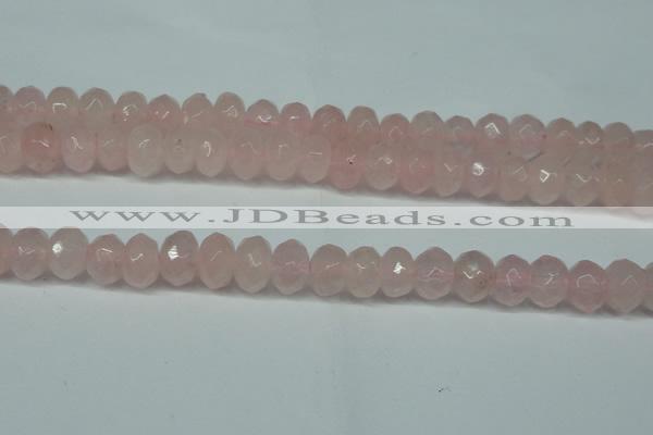 CCN2870 15.5 inches 5*8mm faceted rondelle candy jade beads