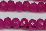 CCN2871 15.5 inches 5*8mm faceted rondelle candy jade beads