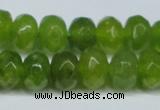 CCN2874 15.5 inches 5*8mm faceted rondelle candy jade beads