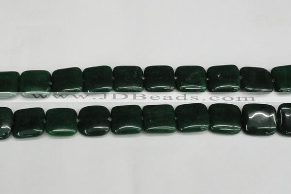 CCN3809 15.5 inches 20*20mm square candy jade beads wholesale