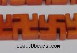 CCN3957 15.5 inches 20*20mm svastika candy jade beads wholesale