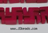 CCN3958 15.5 inches 20*20mm svastika candy jade beads wholesale