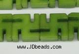 CCN3964 15.5 inches 20*20mm svastika candy jade beads wholesale