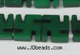 CCN3965 15.5 inches 20*20mm svastika candy jade beads wholesale