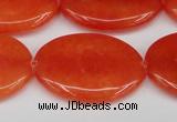 CCN3986 15.5 inches 30*40mm oval candy jade beads wholesale