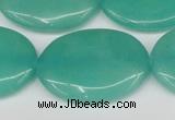 CCN3993 15.5 inches 30*40mm oval candy jade beads wholesale