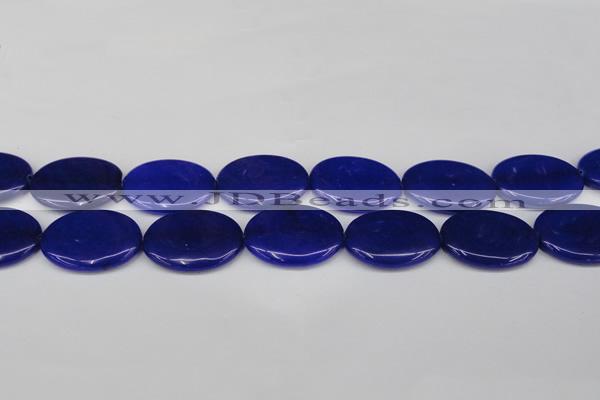 CCN3995 15.5 inches 30*40mm oval candy jade beads wholesale