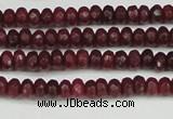 CCN4104 15.5 inches 2*4mm faceted rondelle candy jade beads