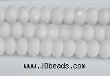 CCN4150 15.5 inches 5*8mm faceted rondelle candy jade beads