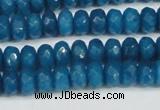 CCN4166 15.5 inches 5*8mm faceted rondelle candy jade beads