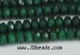 CCN4170 15.5 inches 5*8mm faceted rondelle candy jade beads