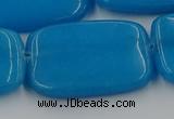 CCN4208 15.5 inches 30*40mm rectangle candy jade beads wholesale