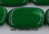 CCN4212 15.5 inches 30*40mm rectangle candy jade beads wholesale