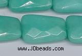 CCN4254 15.5 inches 18*25mm faceted trapezoid candy jade beads