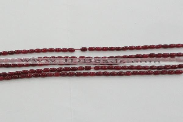 CCN4513 15.5 inches 3*5mm rice candy jade beads wholesale