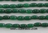 CCN4516 15.5 inches 3*5mm rice candy jade beads wholesale