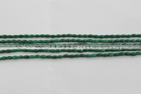 CCN4516 15.5 inches 3*5mm rice candy jade beads wholesale