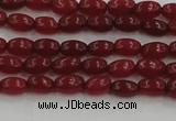 CCN4520 15.5 inches 4*6mm rice candy jade beads wholesale