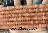 CCN5138 15 inches 5*8mm faceted rondelle candy jade beads