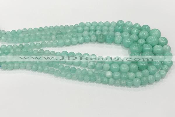 CCN5197 6mm - 14mm round candy jade graduated beads