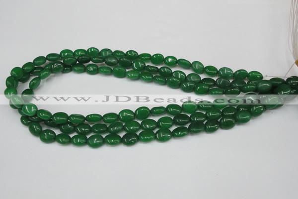 CCN522 15.5 inches 8*10mm oval candy jade beads wholesale