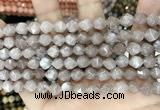 CCN5250 15 inches 8mm faceted nuggets candy jade beads