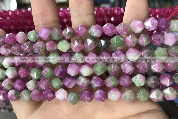 CCN5262 15 inches 8mm faceted nuggets candy jade beads