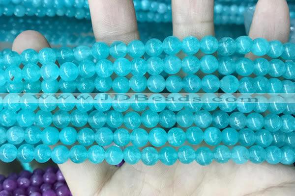 CCN5289 15 inches 6mm round candy jade beads Wholesale