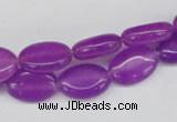 CCN529 15.5 inches 10*14mm oval candy jade beads wholesale