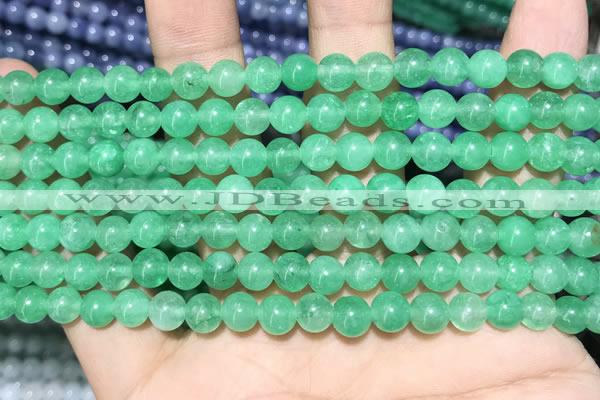 CCN5292 15 inches 6mm round candy jade beads Wholesale