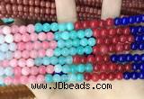 CCN5298 15 inches 6mm round candy jade beads Wholesale