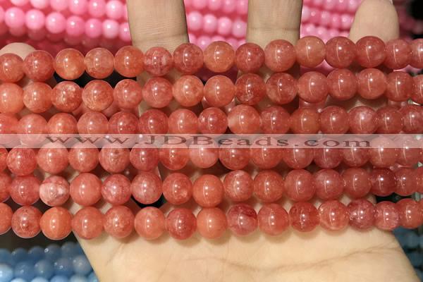 CCN5328 15 inches 8mm round candy jade beads Wholesale