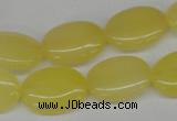 CCN535 15.5 inches 15*20mm oval candy jade beads wholesale