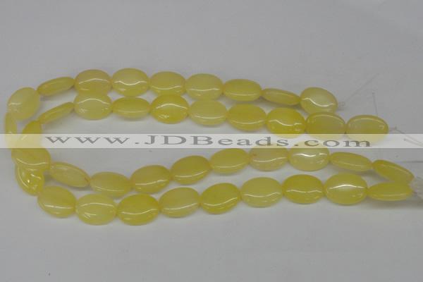 CCN535 15.5 inches 15*20mm oval candy jade beads wholesale