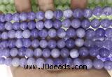 CCN5355 15 inches 8mm round candy jade beads Wholesale