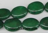 CCN539 15.5 inches 15*20mm oval candy jade beads wholesale