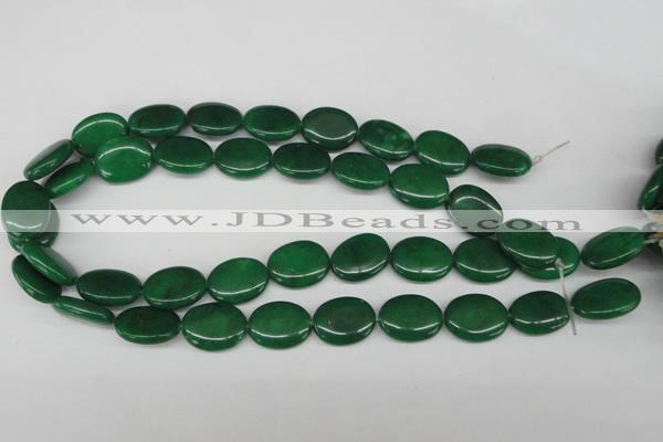 CCN539 15.5 inches 15*20mm oval candy jade beads wholesale