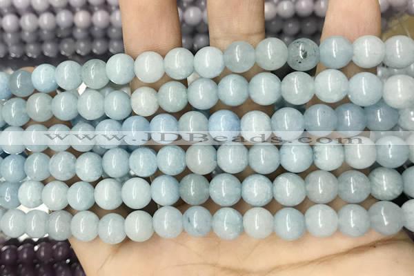 CCN5394 15 inches 8mm round candy jade beads Wholesale