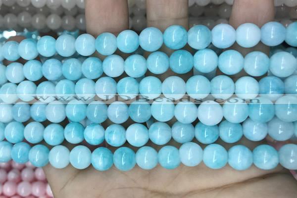 CCN5398 15 inches 8mm round candy jade beads Wholesale