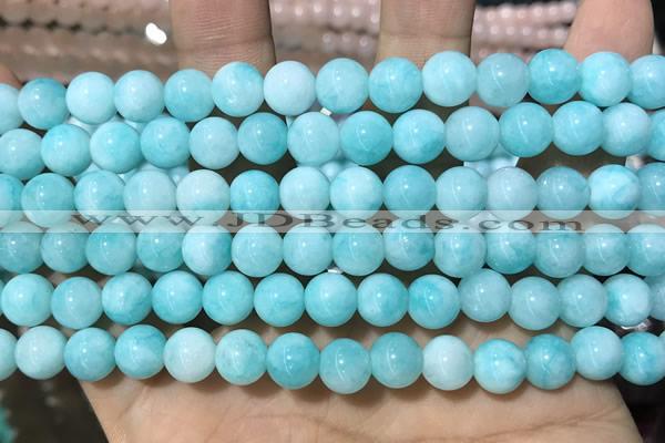 CCN5399 15 inches 8mm round candy jade beads Wholesale