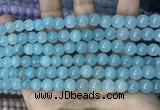 CCN5431 15 inches 8mm round candy jade beads Wholesale