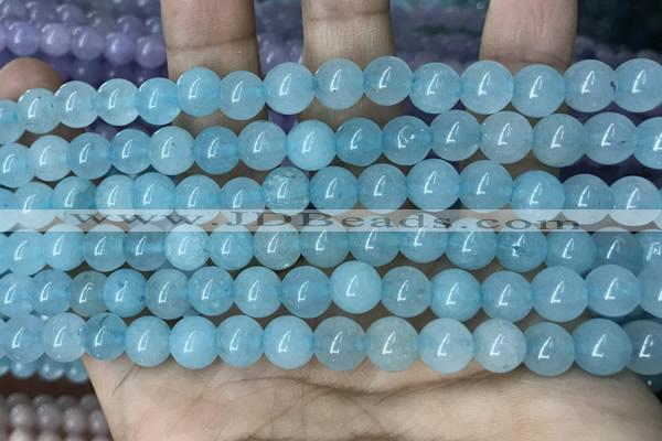 CCN5431 15 inches 8mm round candy jade beads Wholesale