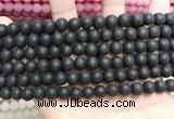 CCN5631 15 inches 8mm round matte candy jade beads Wholesale