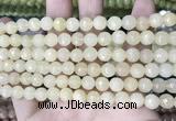 CCN5704 15 inches 8mm faceted round candy jade beads