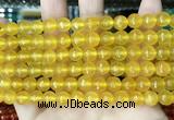 CCN5707 15 inches 8mm faceted round candy jade beads