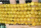 CCN5708 15 inches 8mm faceted round candy jade beads