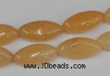 CCN571 15.5 inches 10*20mm marquise candy jade beads wholesale