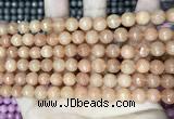 CCN5710 15 inches 8mm faceted round candy jade beads