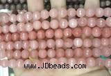 CCN5715 15 inches 8mm faceted round candy jade beads